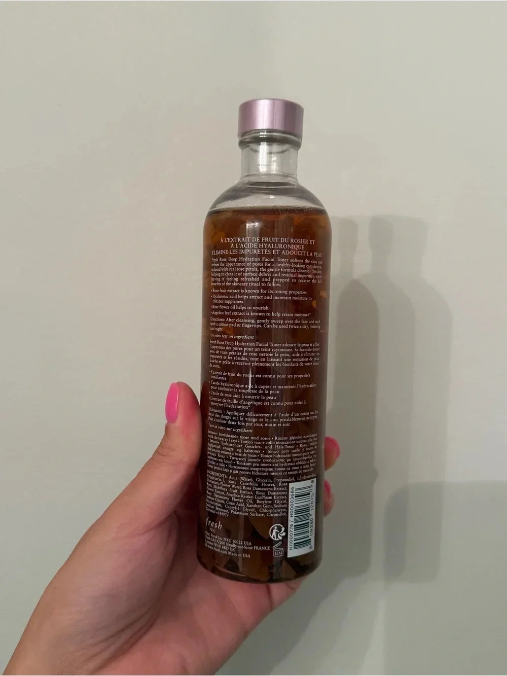 Brand New Fresh Rose & Hyaluronic Hydration Facial Toner